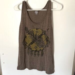 Vintage Oklahoma Flag Small Gray Unisex Tank Top